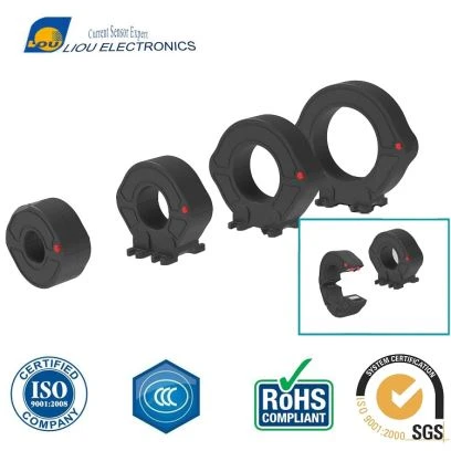 Gjennom hullstrøm sensor transformator